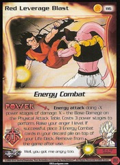 Red Leverage Blast - 116 - Limited Edition - Flat Foil